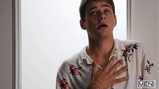 Joey Mills Rims His Roomie Spikey Dee's Ass & Treats Him With A Sensual Bj Before Taking His Dick Inside His Ass - MEN