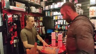 From the sex shop straight to Big Marcos' dick