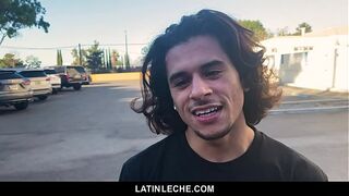 LatinLeche - Latino Fanboy Sucks A Cameraman’s Cock