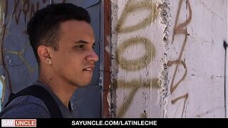 LatinLeche - Straight Latino Paid To Ride Big Uncut Dick