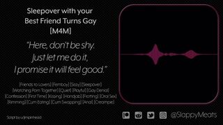 M4M Sleepover with your Best Friend Turns Gay Audio ASMR