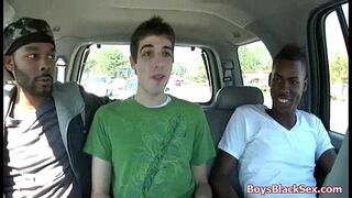 BlacksOnBoys - Black gay dudes fuck hard white sexy twinks 08