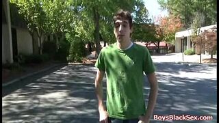 BlacksOnBoys - Black gay dudes fuck hard white sexy twinks 08