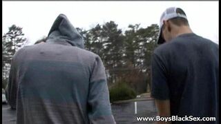 BlacksOnBoys - Gay black boys fuck hardcore white sexy twinks 10