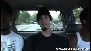 BlacksOnBoys - Gay black boys fuck hardcore white sexy twinks 01