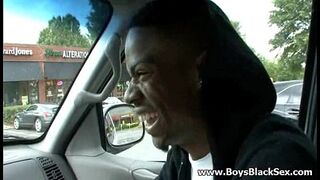 BlacksOnBoys - Gay black boys fuck hardcore white sexy twinks 17