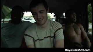 Sexy white teen boys seduced by black muscular guys 05