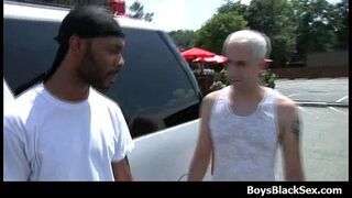 Blacks on boys - Nasty gay interracial hardcore action 07