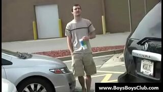 Sexy black boys humiliate white twinks hard 05