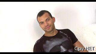 Immodest homo sex with hunks