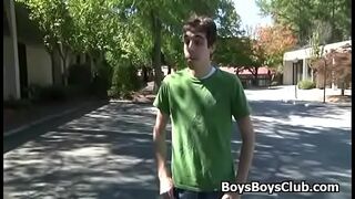 Blacks On Boys - Interracial Hardcore Fuck Video 17