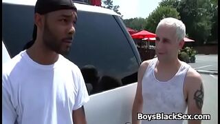 White Sexy Teen Gay Boy Enjoy Big Black Cock Deep In His Tight Ass 07