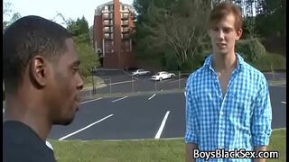 White Sexy Teen Gay Boy Love Big Black Dick Inside Him 15