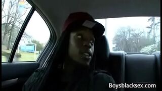 White Sexy Gay Teen Boy Enjoy Big Black Dick Hard Way 04