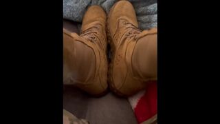 Soldier Relaxing on a friday - of course it will involve jerking off my throbbing cock in my uniform