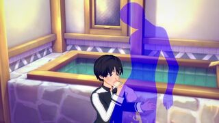 Sword Art Online Yaoi - Kirito Blowjob