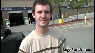 Black Gay Muscular Man Seduces Teen White BOy For A Good Fuck 05