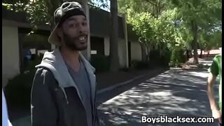 Blacks On Boys - Interracial Hardcore Bareback Fuck Movie 08
