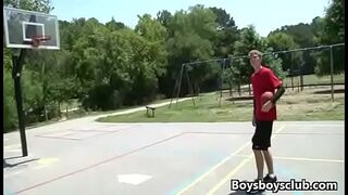 Blacks On Boys -Truly Interracial Hardcore Gay Fuck Video 17