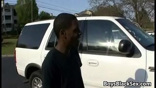 Blacks On Boys - Interracial Nasty Hardcore Gay Fuck Movie 15
