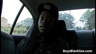 Blacks On Boys - Bareback Hardcore Interracial Gay fck Video 24