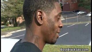 Black muscular gay dude fuck white boy hard 15