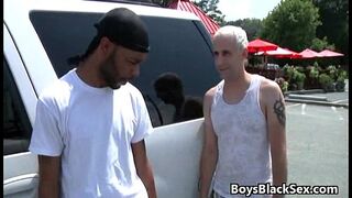 Black muscular gay dude fuck white boy hard 07