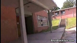 BlacksOnBoys - Interracial Bareback Hardcore Gay Fuck Video 20