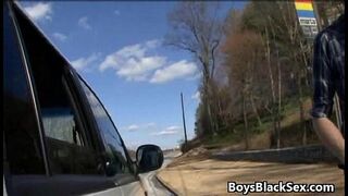 Blacks On Boys - Gay Hardcore Interracial Bareback Sex Video 09