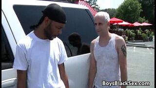 Blacks On Boys - Bareback Black Guy Fuck White Twink Gay Boy 07