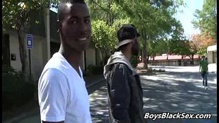 BlacksOnBoys - Interracial Bareback Hardcore Gay Fuck Video 08