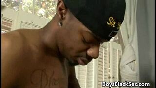 Gay Black Dude Fuck His White Friend Rough And Bareback Style 14