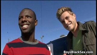 Blacks On Boys - Bareback Black Guy Fuck White Twink Gay Boy 13