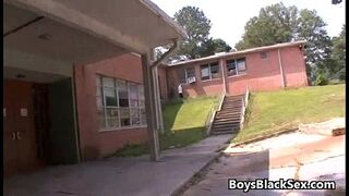 Black Muscular Gay Dude Fuck Anally White Twink Hard 20