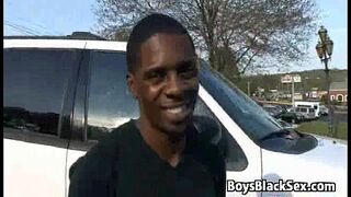Blacks On Boys - Gay Bareback Interracial Fuck Scene 15