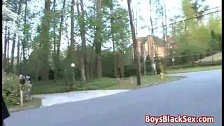 Blacks On Boys - Interracial Gay Hardcore Bareback Fuck Video 19