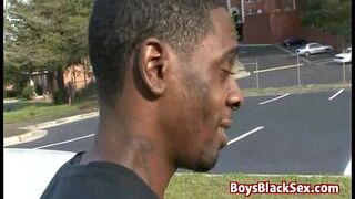 Blacks On Boys - Interracial Gay Hardcore Bareback Fuck Video 15