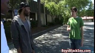 Blacks On Boys -Hardcore Bareback Interracial Gay Fucking Porn Stream 08