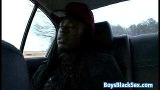 Black Muscular Gay Dude Fuck White Skinny Boy Hard 04