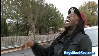 Blacks On Boys - Gay Hardcore Bareback Interracial Porn Video 04