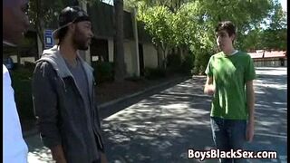 BlacksOnBoys -Gay Interracial Bareback Fuck Scene 08