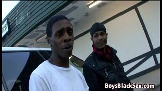 BlacksOnBoys -Gay Interracial Bareback Fuck Scene 22
