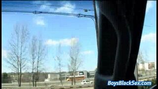 Blacks On Boys - Gay Bareback Hardcore Fuck Video 09