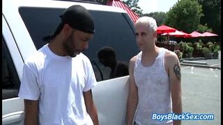 Blacks On Boys - Gay Bareback Hardcore Fuck Video 07