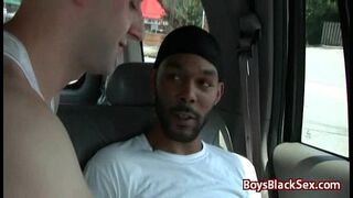 White Skinny Gay Boy Suck Big Black Dick 07