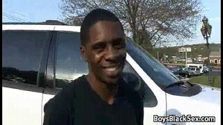 BlacksOnBoys - Black Gay Dude Fuck White Twink 15