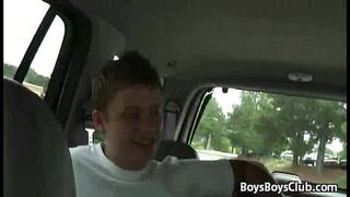 BlacksOnBoys - Black Muscular Gay Dude Fucks White Boy 25