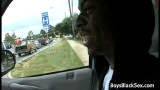 Blacks On Boys - Bareback Hardcore Interracial Sex 17