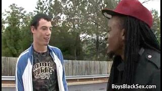 Blacks On Boys - Bareback Hardcore Interracial Sex 04