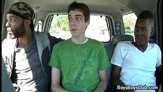 BlacksOnBoys - Black Muscular Gay Dude Gucks White Twink 09